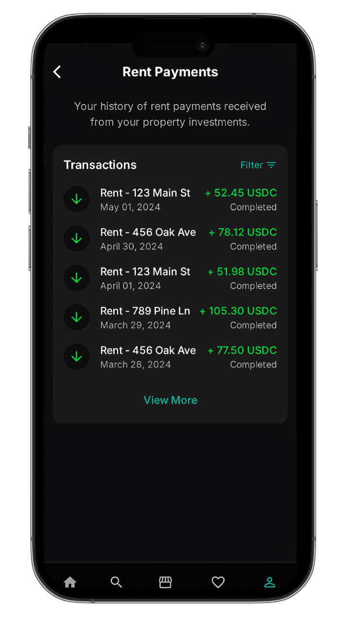 Portfolio performance dashboard